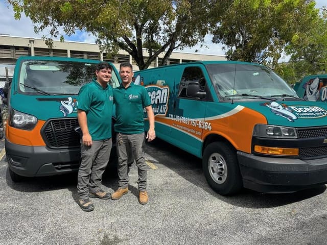 Ocean Plumbing and Air logo